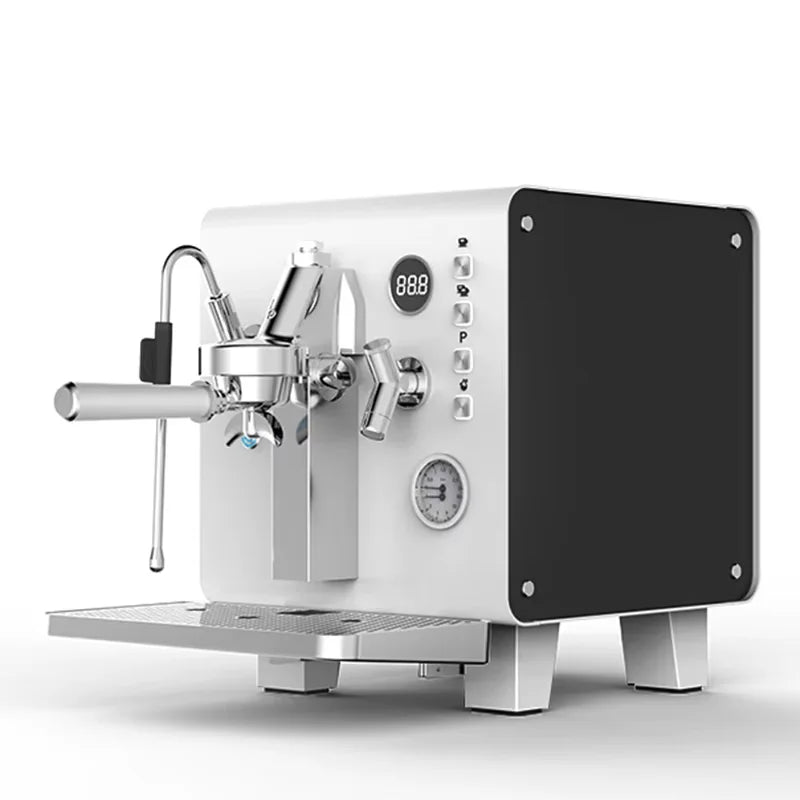Caffeine & Co Coffee Machine for Business Commercial Semi-Automatic Stainless Steel Processing Coffee Shop Equipment