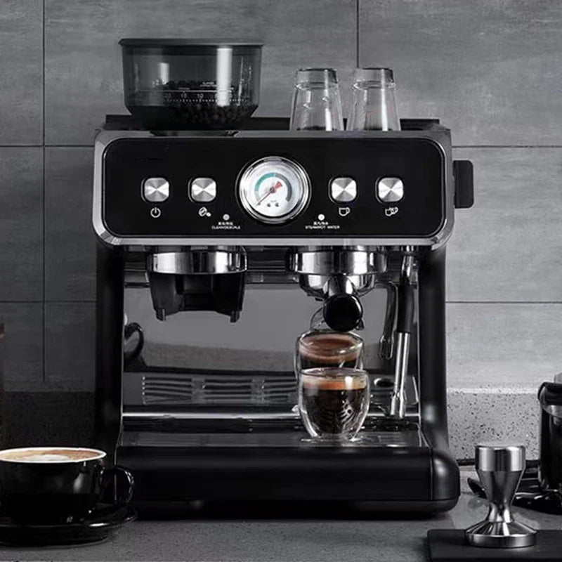 Caffeine & Co 220v 50/60hz 15bar High Pressure Coffee Maker Bean to Cup Espresso Machine Coffee Machine Espresso Coffee  Machine