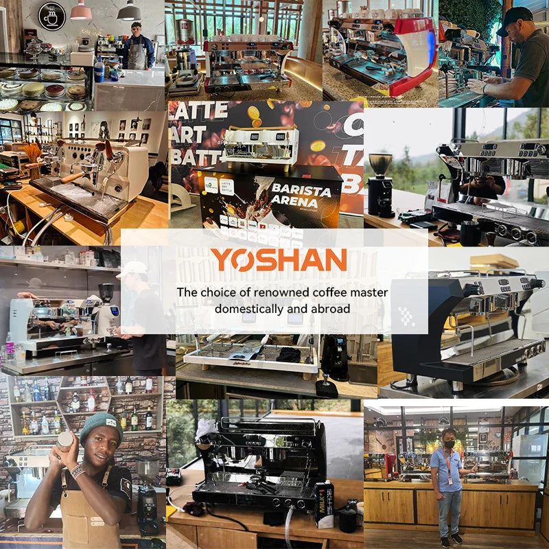 Caffeine & Co Automatic 2 Group Espresso Big Cappuccino Cheap Price of Barista Profession Coffee Maker Coffee Machine for Shops