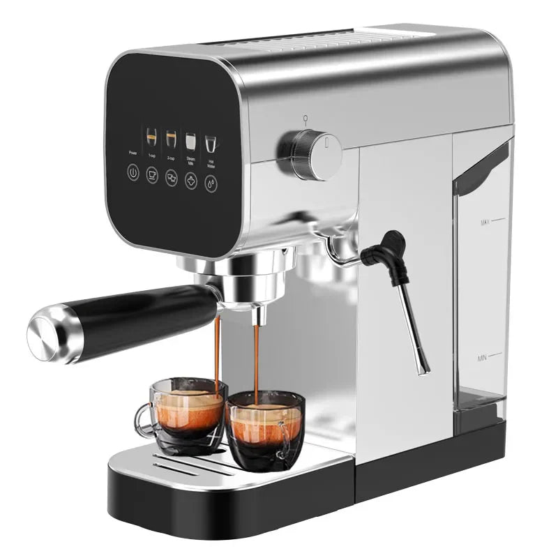 Caffeine & Co Coffee Maker 20 bar Powerful Pressure Pump Electric Espresso Portable Coffee Machine with Milk