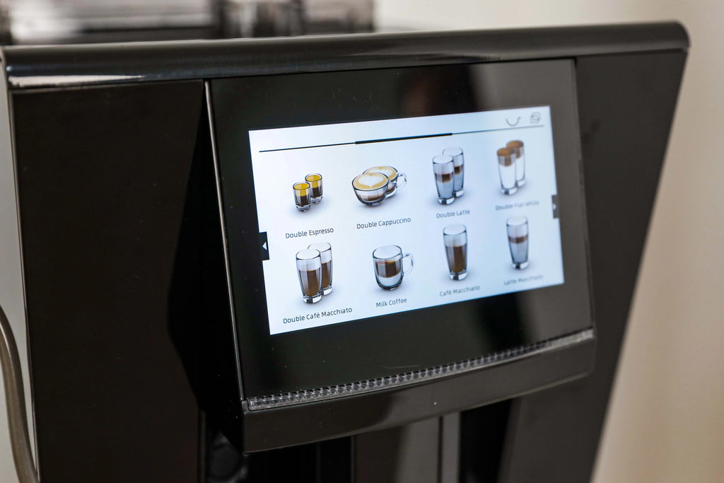 Caffeine & Co Professional Household  Espresso Automatic Coffee Machine with Touch Screen New Design Bean Cup Electric Coffee Maker