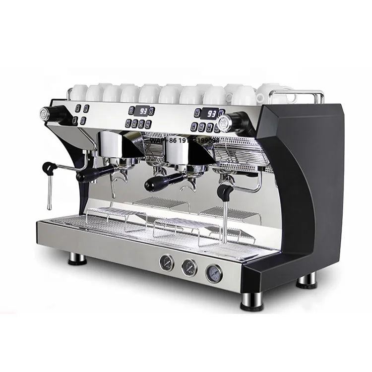 Caffeine & Co Automatic 2 Group Espresso Big Cappuccino Cheap Price of Barista Profession Coffee Maker Coffee Machine for Shops