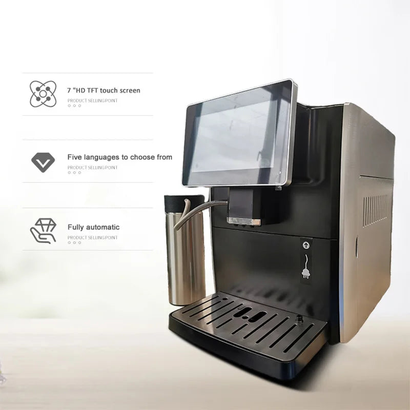 Caffeine & Co Coffee Maker Machine Automatic Smart Cappuccino Latte Profesional Superautomatic Espresso with IOT System