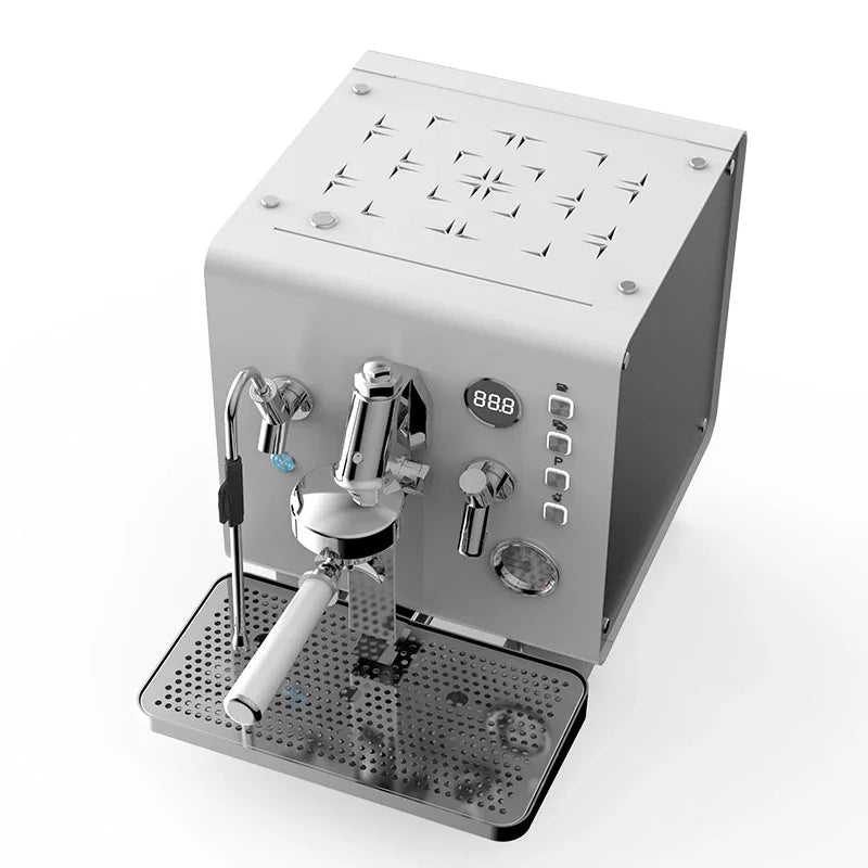 Caffeine & Co Coffee Machine for Business Commercial Semi-Automatic Stainless Steel Processing Coffee Shop Equipment