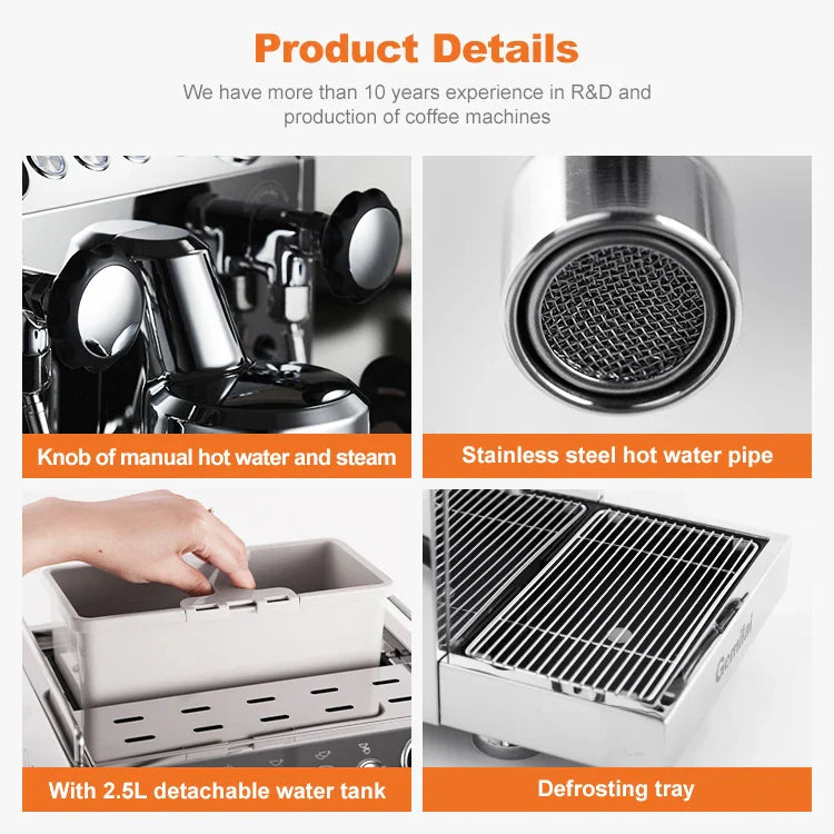 Caffeine & Co Machine Multifunction Home Coffee Maker Gemilai CRM 3145 New Corrima High Quality Commercial