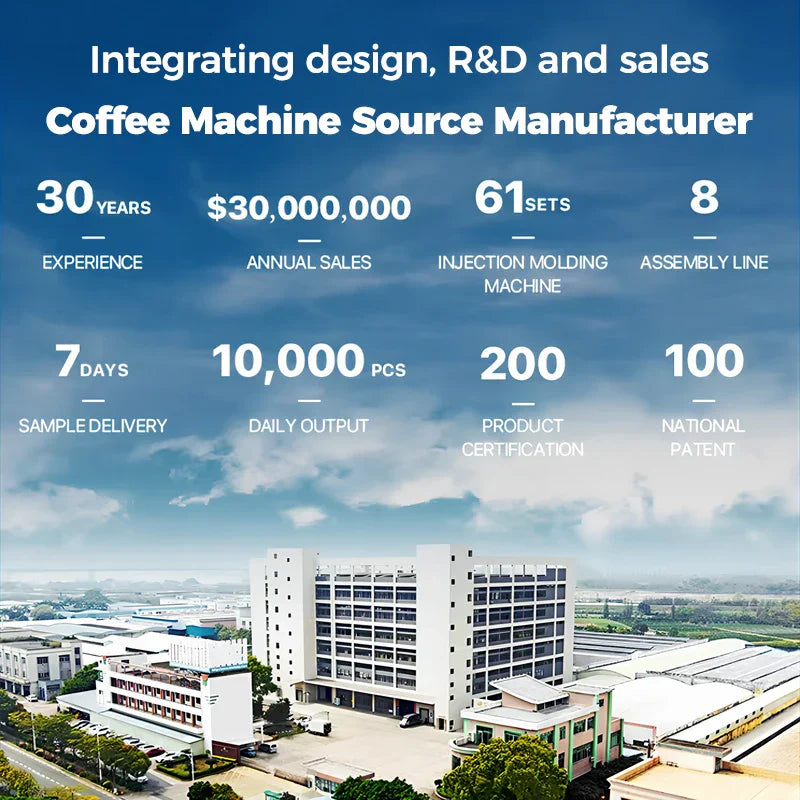 Caffeine & Co Portable Espresso Coffee Maker 2 in 1 Aluminum Capsules Portafilter Italian Pump Electric Espresso Coffee Machine with Milk tank