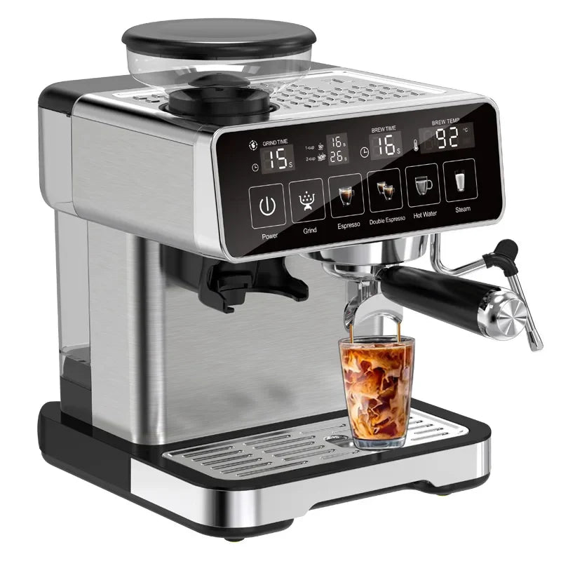 Caffeine & Co Coffee Maker 20 bar Powerful Pressure Pump Electric Espresso Portable Coffee Machine with Milk