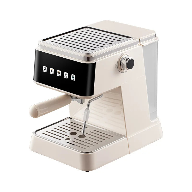 Caffeine & Co Italian Semi-automatic High Pressure Extraction Household Small Concentrated Steam Milk Foam Integrated Coffee Machine