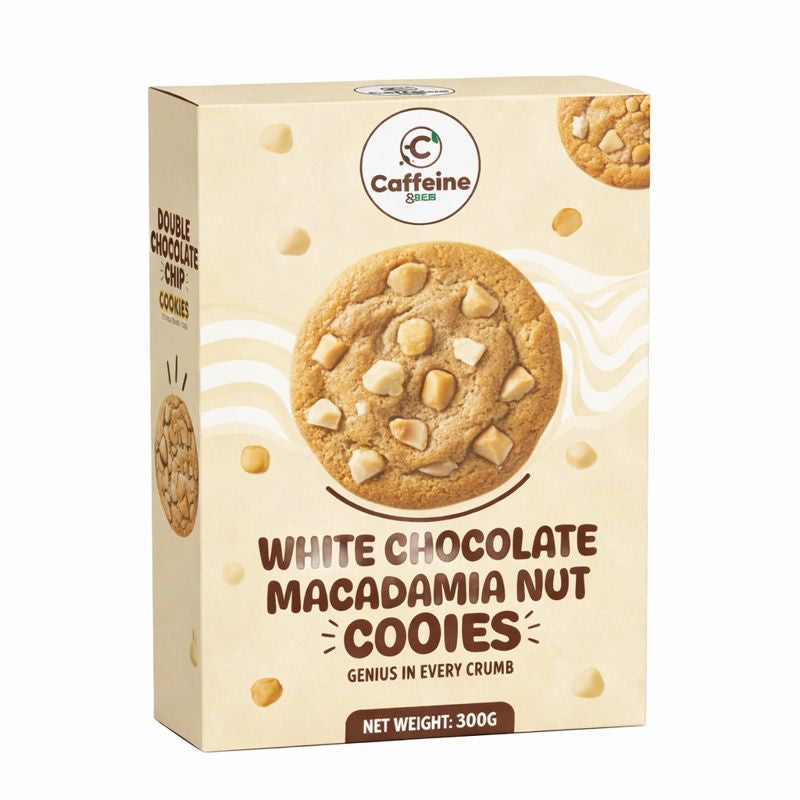 Caffeine & Co White Chocolate Macadamia Nut Cookies 300g