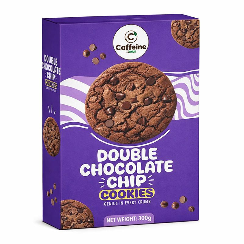 Caffeine & Co Double Choco Chip Cookies 300g