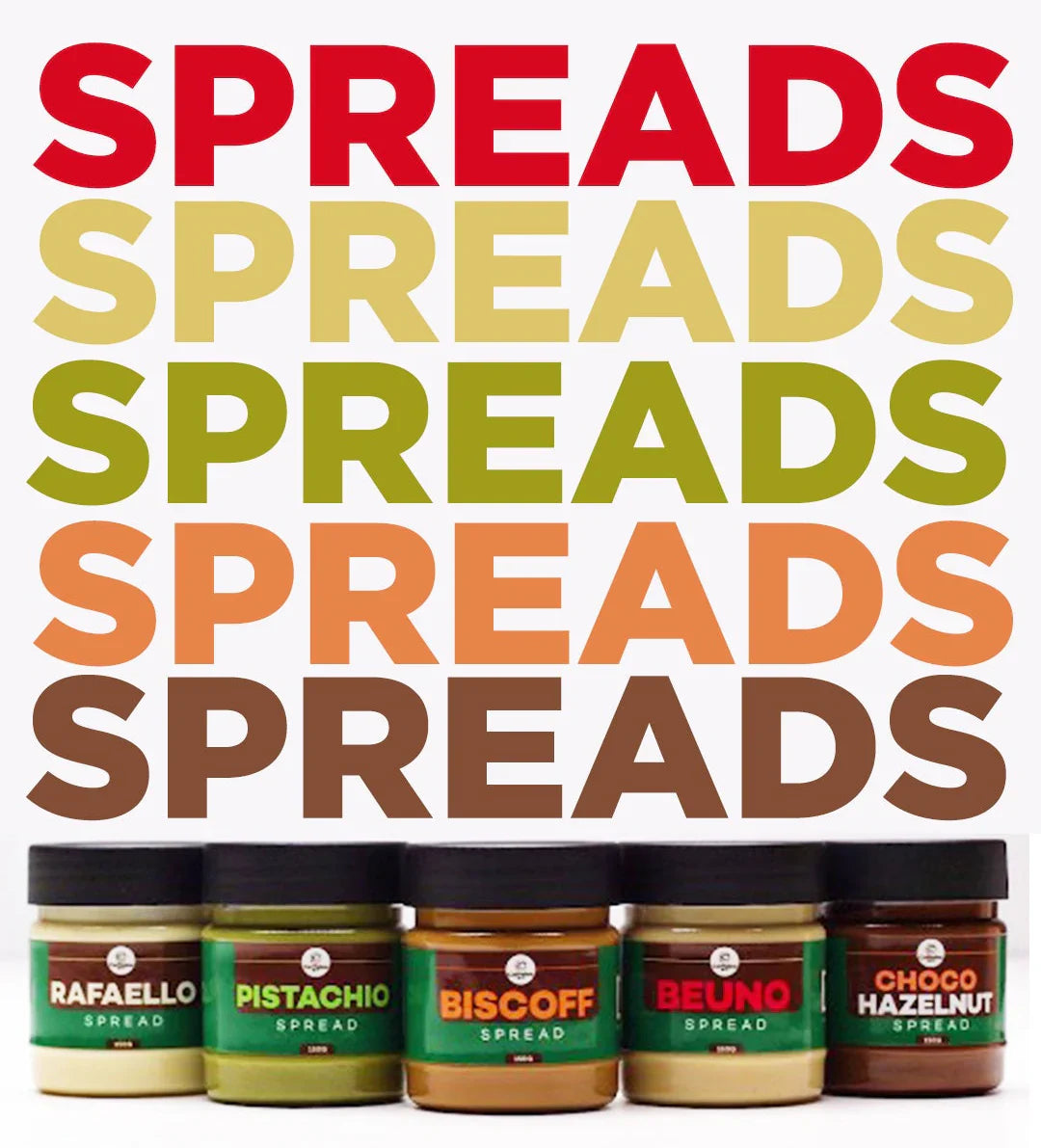 Caffeine & Co Pack of 5 Spreads