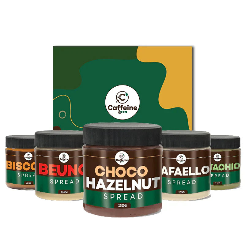 Caffeine & Co Pack of 5 Spreads