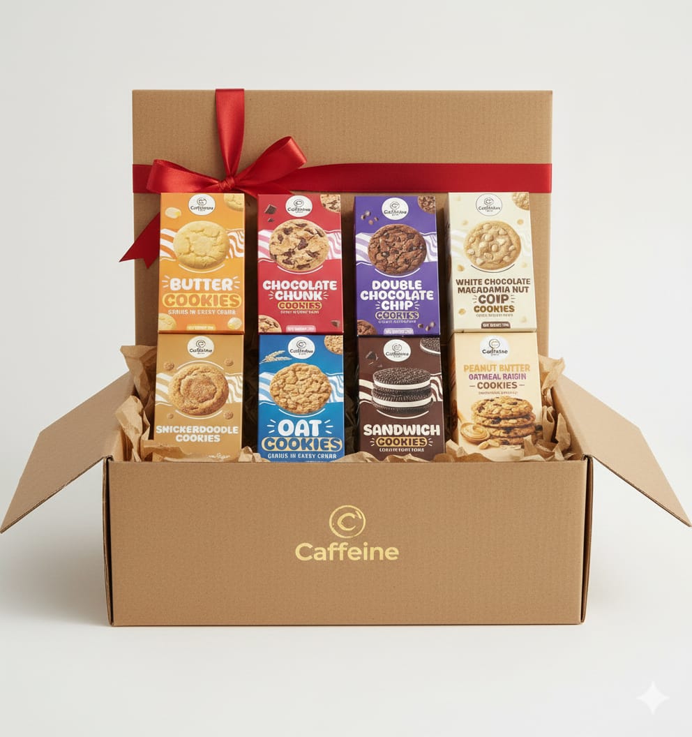 Caffeine & Co Cookies Bundle 70g x 8 boxes