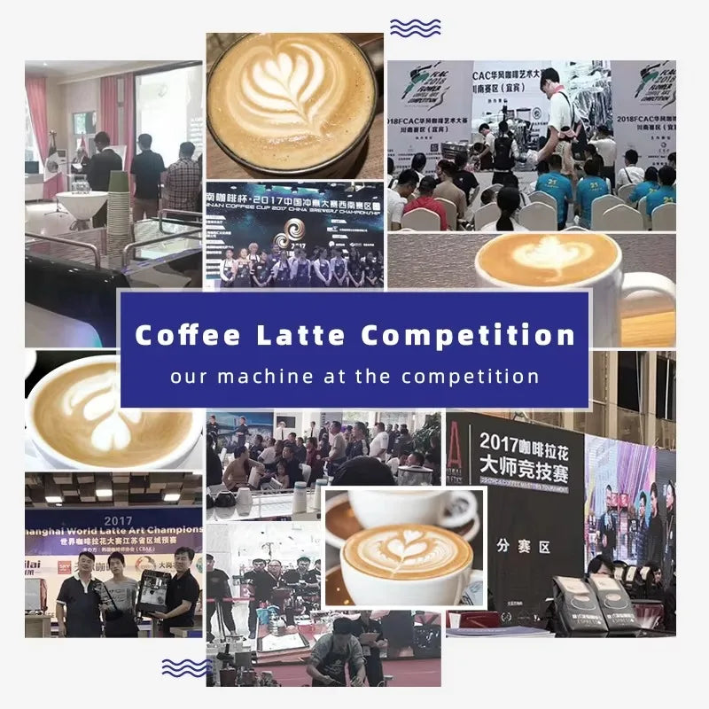 Caffeine & Co Professional Commercial Cafetiere Kaffeemaschine 2 Groups Cafetera Pump Semi Automatic Expresso Maker Espresso Coffee Machine