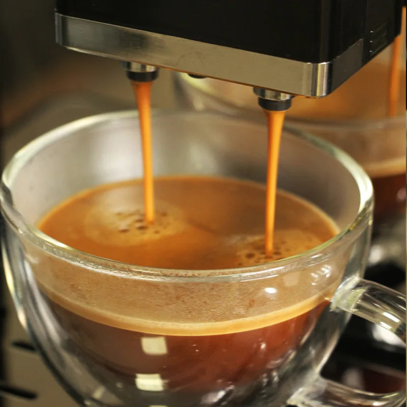 Caffeine & Co 19 Bar Pressure Pump Bean to Cup Commercial Fully Automatic Coffee Machine with Big Bean Container