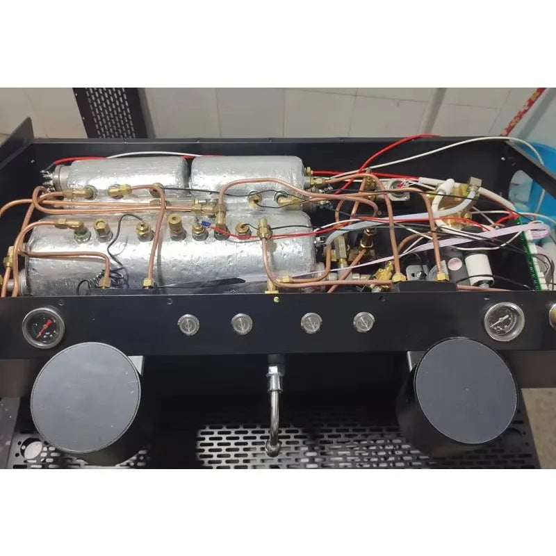 Caffeine & Co Professional Commercial Cafetiere Kaffeemaschine 2 Groups Cafetera Pump Semi Automatic Expresso Maker Espresso Coffee Machine