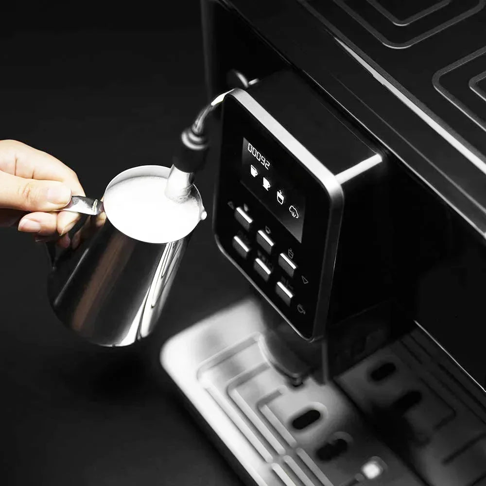 Caffeine & Co Commercial Automatic Cappuccino Latte Macchiato Cafe Bean To Cup Coffee Machine Espresso With Grinder
