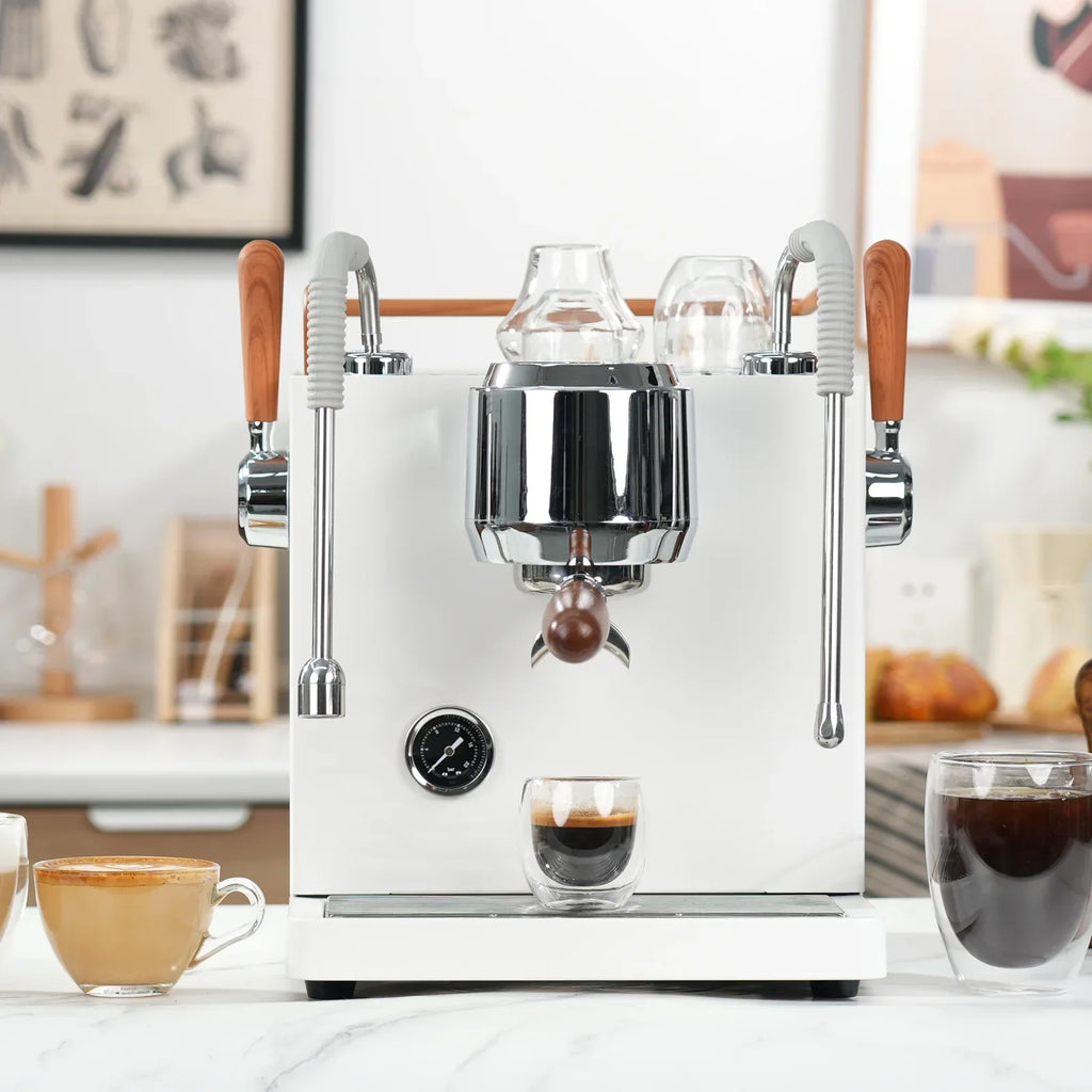 Caffeine & Co Three Boiler Double Pump Professional Manual Commercial Semi-automatic Coffee Machine