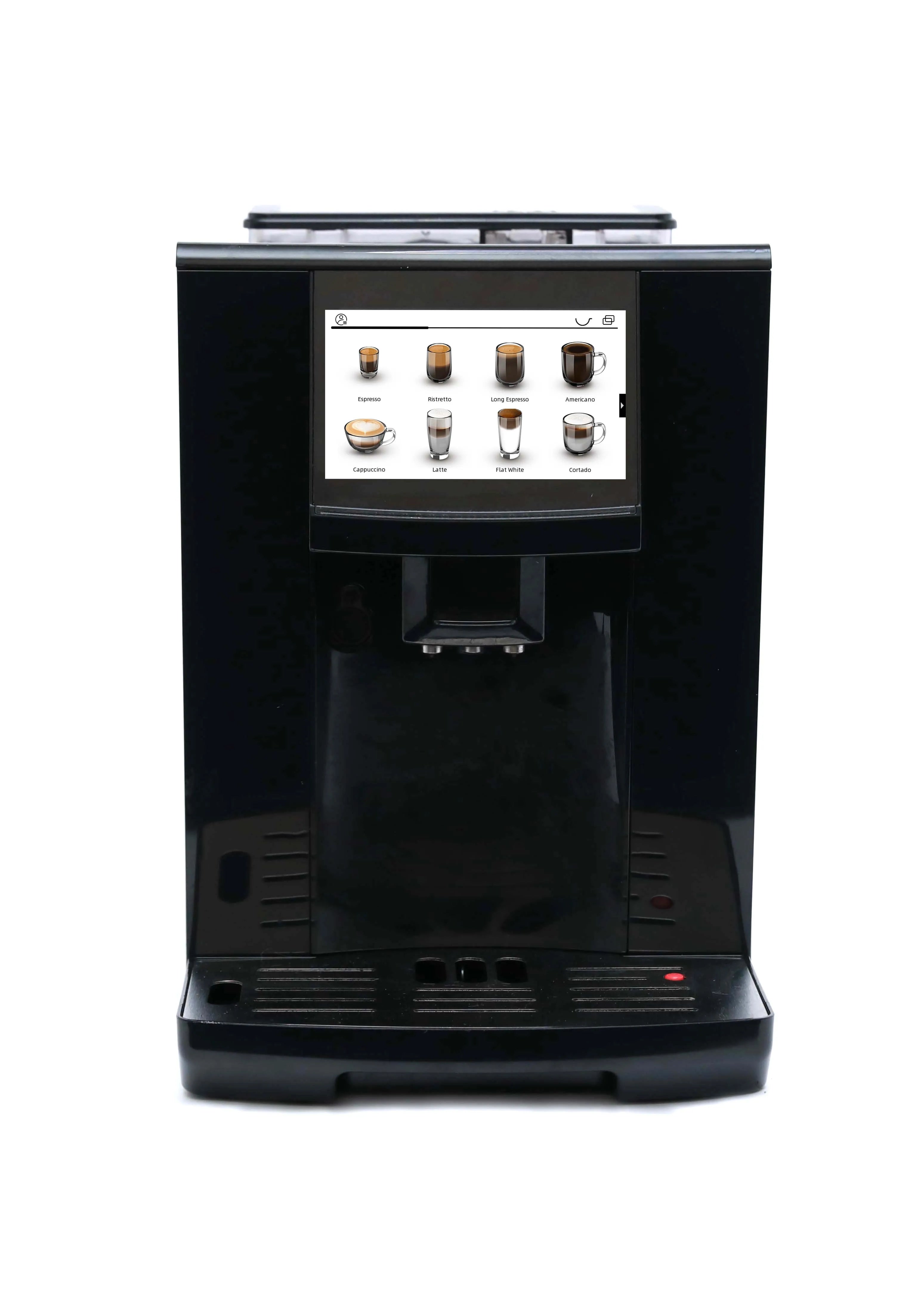 Caffeine & Co Professional Household  Espresso Automatic Coffee Machine with Touch Screen New Design Bean Cup Electric Coffee Maker