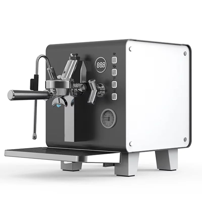 Caffeine & Co Coffee Machine for Business Commercial Semi-Automatic Stainless Steel Processing Coffee Shop Equipment
